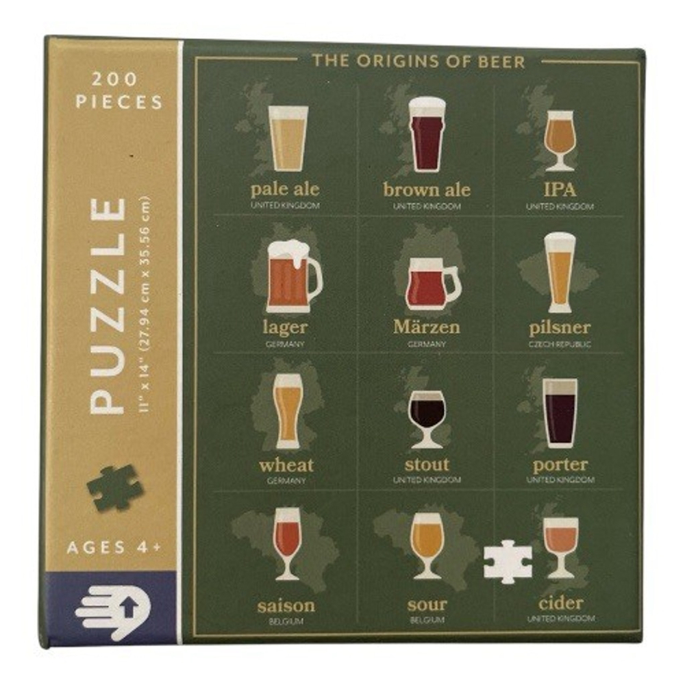 The Origins of Beer 200 Piece Jigsaw Puzzle 11" X 14" Brand New